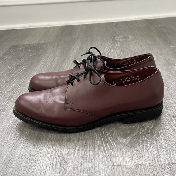 Allen Edmonds Yale Derby Leather Shoes Size 11 - Picture 3 of 6